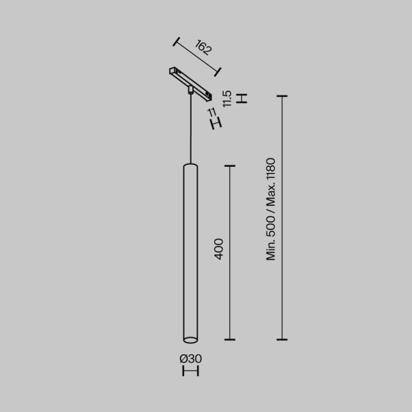 Трековый светильник Maytoni Technical EXILITY X Focus Led TR245-4-7WTW-DSZ-B