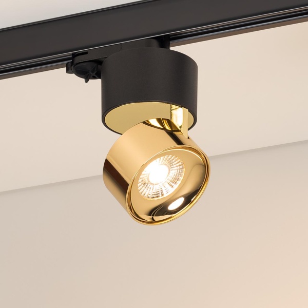 Светильник SP-PLURIO-TRACK-4TR-R77-9W Warm3000 (BK-BRS, 36 deg, 230V) Arlight 038121