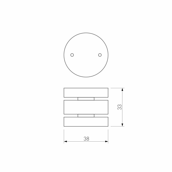 Коннектор круглый для накладного шинопровода Elektrostandard Slim Magnetic 85010/00 черный a063966