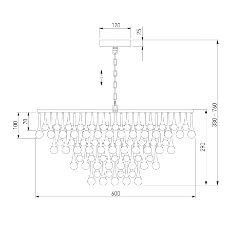 Подвесная люстра Bogates Gutta 476/8 a068863