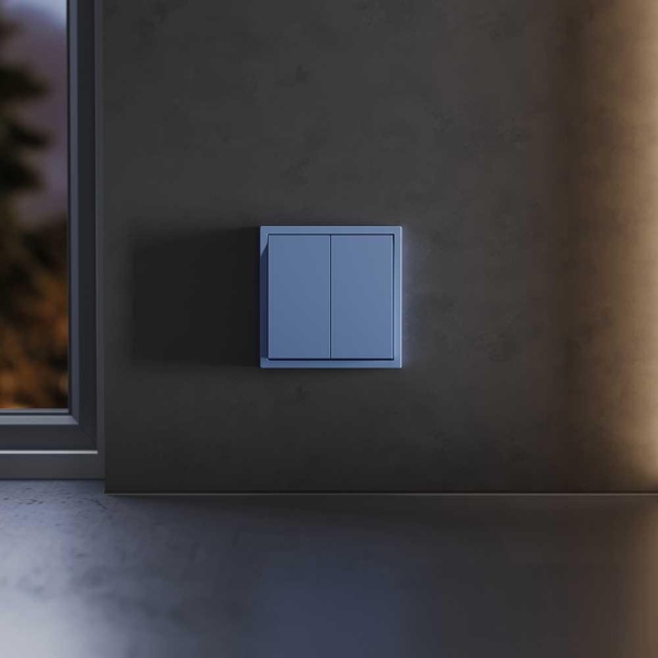 Клавиши для выключателя/переключателя двухклавишного, S70 (деним) Voltum VLS000315