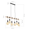 Подвесной светильник Evoluce Bagetti SL1142.403.06