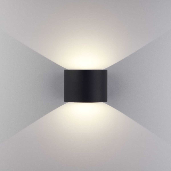 Уличный настенный светодиодный светильник Elektrostandard 1518 Techno LED Blade черный a038828