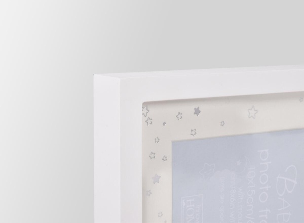 Фоторамка Innova PI08350 Ф/рамка 10*15cm Baby Shiny Stars, белая, МДФ (6/24/288) Б0046318