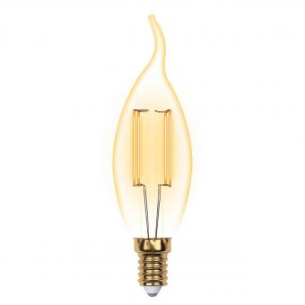 Лампа светодиодная (UL-00002397) E14 5W прозрачная LED-CW35-5W/GOLDEN/E14 GLV21GO