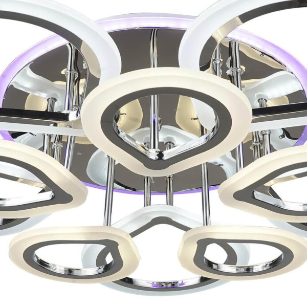 Потолочная светодиодная люстра Seven Fires Никелино 75362.01.03.10