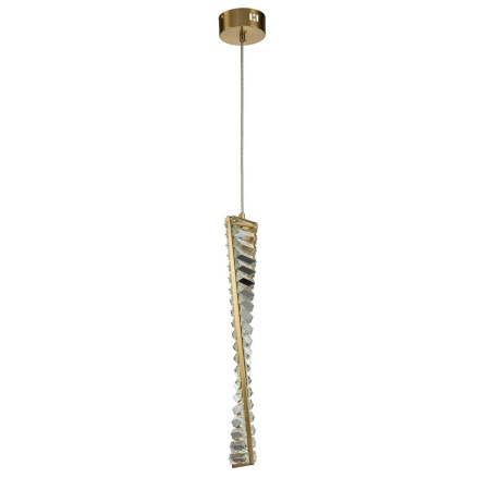 Подвесной светодиодный светильник Indigo FRIZZANTE 12015/1P Brass V000043L
