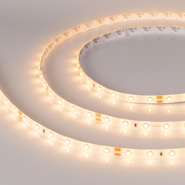 Светодиодная влагозащищенная лента Arlight 7,2W/m 60LED/m 2835SMD теплый белый 5M 020525(2)
