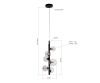 Подвесная люстра Kink Light Иона 09408-6A,19