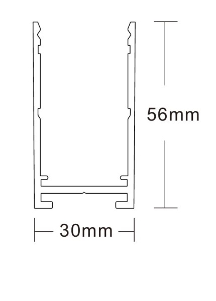 Шинопровод Crystal Lux CLT 0.115 01 L2000 BL