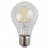 Лампа светодиодная филаментная ЭРА E27 5W 2700K прозрачная F-LED A60-5W-827-E27 Б0019010