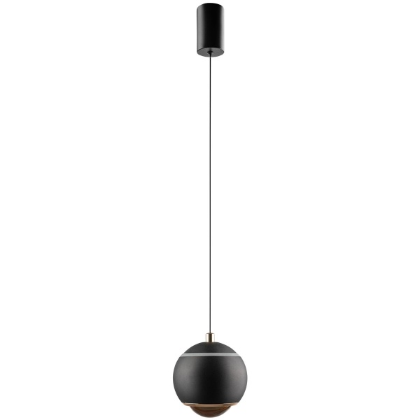 Подвесной светодиодный светильник Crystal Lux Caro SP Led Black