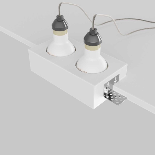 Встраиваемый светильник Maytoni Technical Downlight Gyps Modern DL131-GU10-02-W