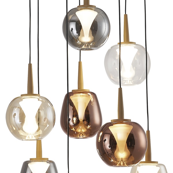 Подвесная светодиодная люстра Mantra Andromeda 8933+8PL