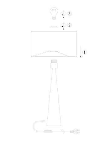 Настольная лампа Lucide Conos 30594/81/72