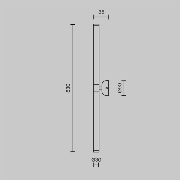 Подсветка для зеркал Maytoni Axis MOD106WL-L16W3K Подсветка для зеркал Maytoni Axis MOD106WL-L16W3K