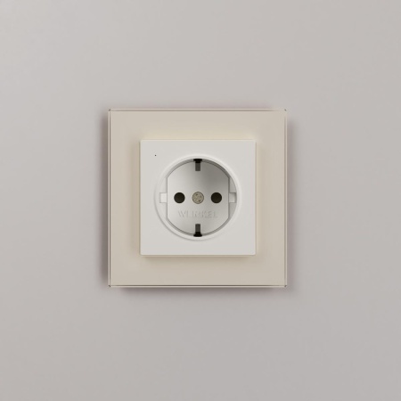 Розетка с подсветкой Werkel айвори a069610