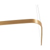 Подвесной светодиодный светильник Italline IT013-6024 gold 3000K