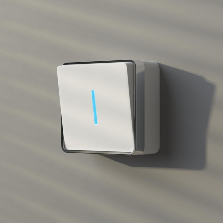 Выключатель одноклавишный с подсветкой Werkel Gallant белый W5010101 4690389163791