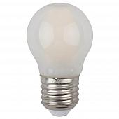 Лампа светодиодная филаментная филаментная ЭРА E27 5W 4000K матовая F-LED P45-5W-840-E27 frost