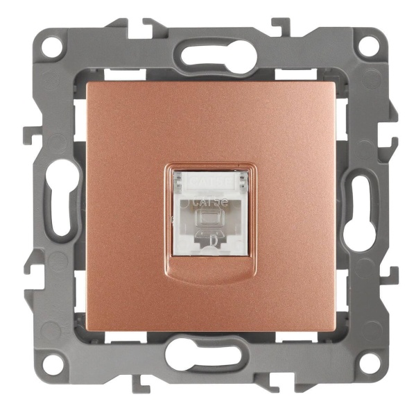 Розетка информационная RJ45 ЭРА 12 12-3107-14 Б0019352 Розетка информационная RJ45 ЭРА 12 12-3107-14 Б0019352