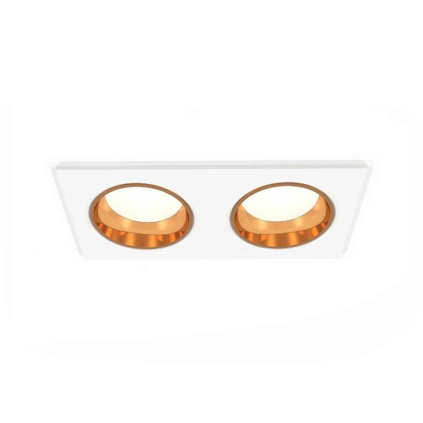 Комплект встраиваемого светильника Ambrella light Techno Spot XC6525004 SWH/PYG белый песок/золото желтое полированное (C6525, N6113)