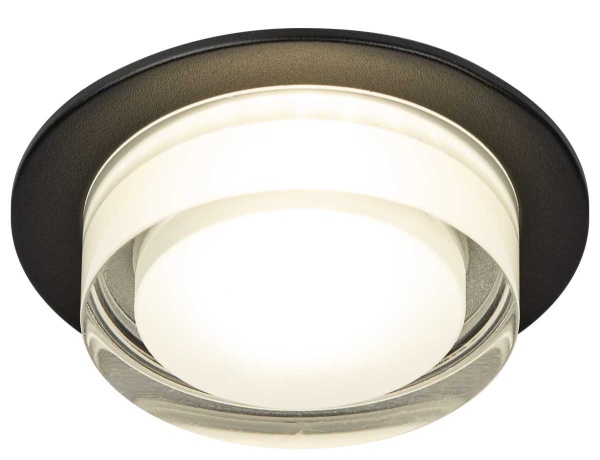 Светильник встраиваемый декоративный ЭРА DK107 BK под лампу MR16 GU5.3 черный Б0058397