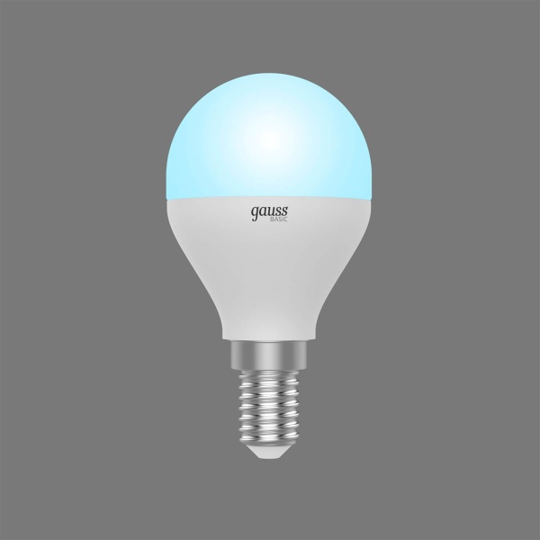Лампа светодиодная Gauss E14 7,5W 4100К матовая 1053128