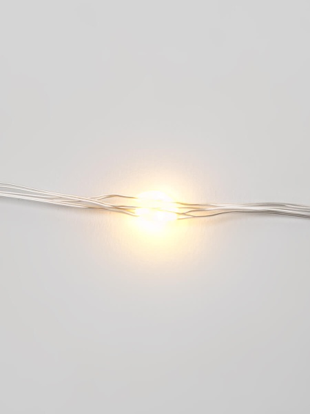 Светодиодная гирлянда Uniel Роса теплый белый ULD-S0500-050/SCB/2AA Warm White IP20 Dew UL-00005265