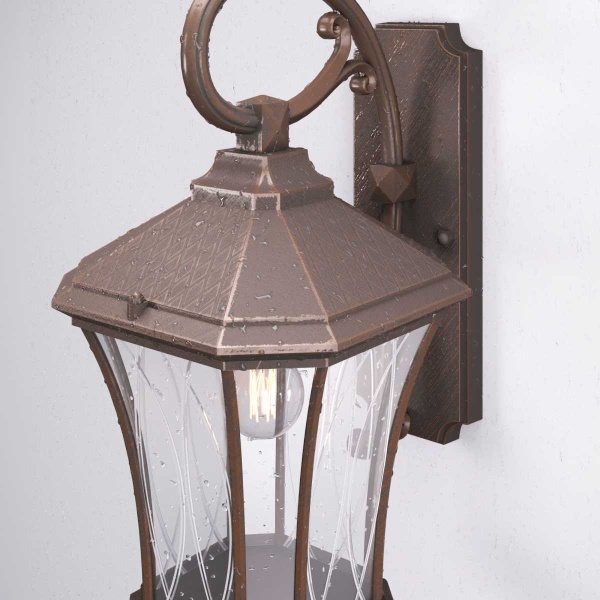 Уличный настенный светильник Elektrostandard Virgo D капучино a031921