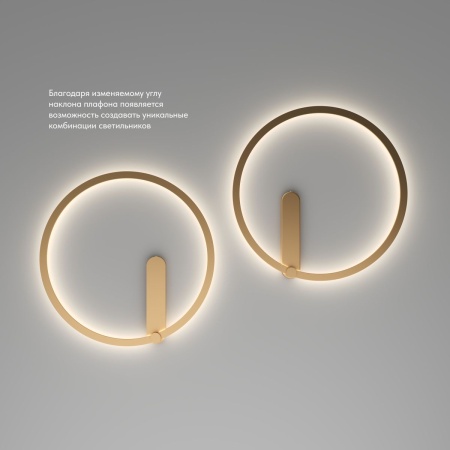 Настенный светодиодный светильник Denkirs Round DK5035-SG