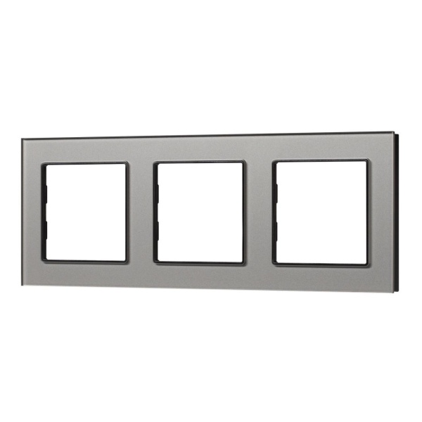Рамка стеклянная FRM-GLARE-GS-3-GR Arlight 043801