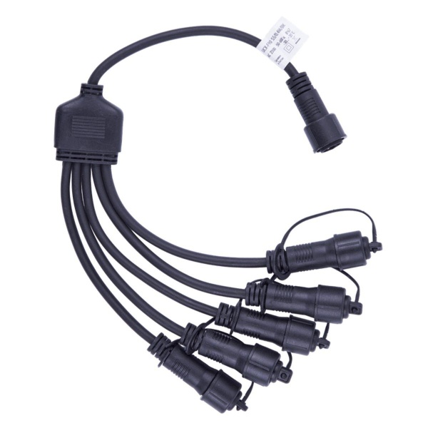 Провод-разветвитель для гирлянд Uniel UCX-F90 S5/0.4M/BK UL-00013237