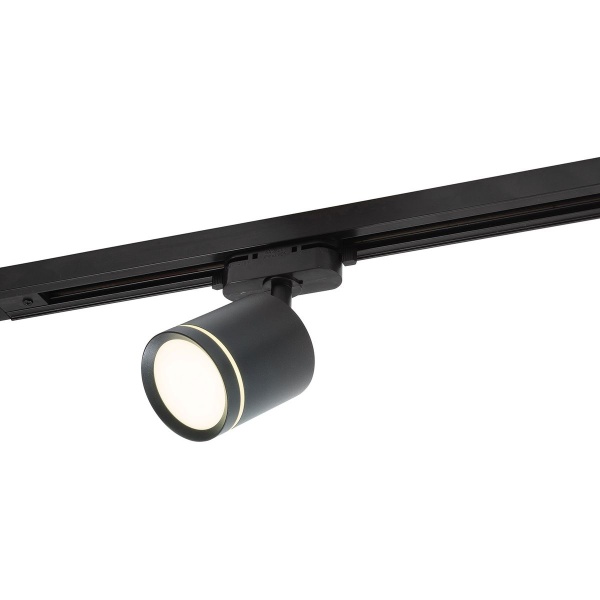 Трековый светодиодный светильник Denkirs Solid Ribe DK6400-BK