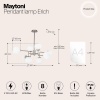 Подвесная люстра Maytoni Erich MOD221-PL-08-N