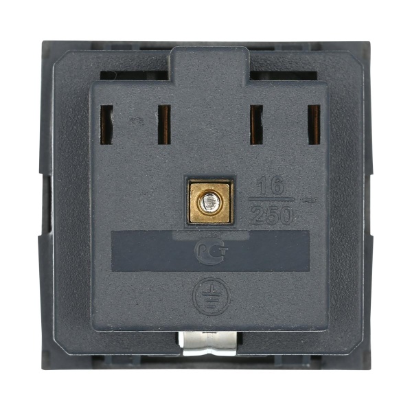 Розетка LK Studio с з/к, со шторками матовая поверхность (серебристый металлик) LK45 851403-1