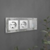 Рамка на 3 поста Werkel Diamant зеркальный W0031220 4690389158834