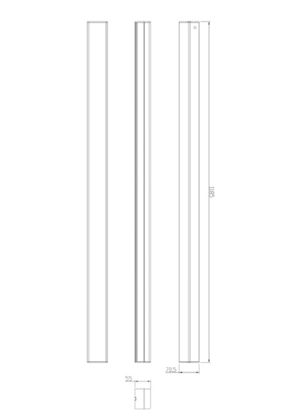 Линейный светодиодный светильник ЭРА SML-10-WB-40K-W48 белый Б0049815 Линейный светодиодный светильник ЭРА SML-10-WB-40K-W48 белый Б0049815
