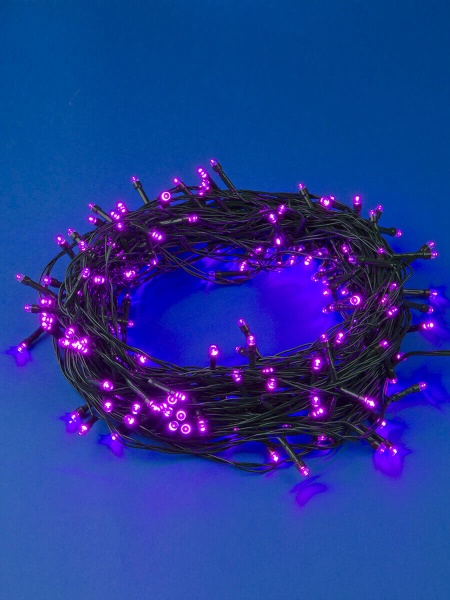 Светодиодная гирлянда Uniel 220V розовый ULD-S2000-200/DGA Pink IP20 UL-00007310