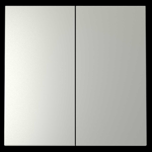 Клавиши для выключателя/переключателя двухклавишного S70 (сталь) Voltum VLS000305