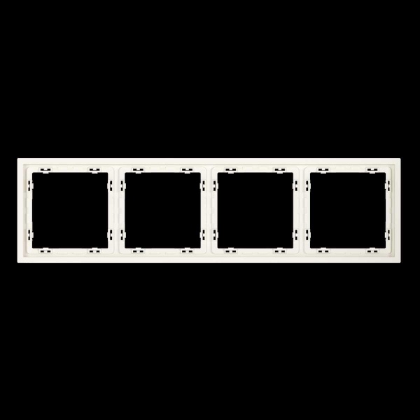 Рамка пластиковая S70 на 4 пост, (хлопок) Voltum VLS100413