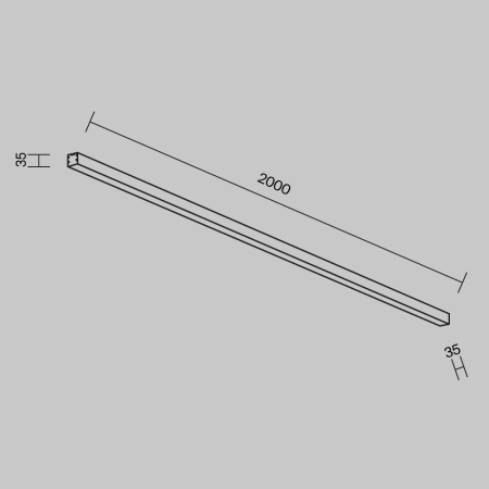 Линейный светильник Maytoni Technical LL311016