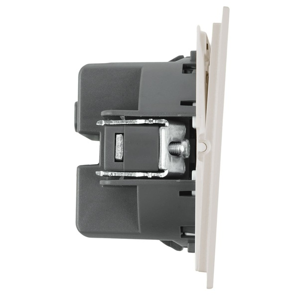 Выключатель 2-клавишный (механизм), Stekker, 250В, 10А Мия, RSW10-3104-08, пудровый жемчуг 50473