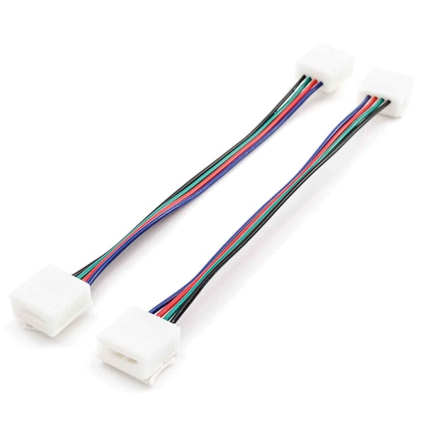 Коннектор для RGB светодиодной ленты 5050 Apeyron 12/24V (2 шт.) 09-15 Коннектор для RGB светодиодной ленты 5050 Apeyron 12/24V (2 шт.) 09-15