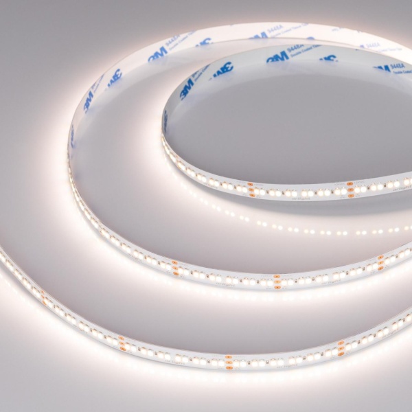 Светодиодная лента Arlight 19,2W/m 240LED/m 3528SMD теплый белый/белый 5M 025210(2)