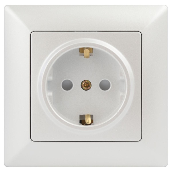 Розетка ЭРА Intro Solo Schuko 2P+E 16A 250V со шторками перламутровый 4-206-06 Б0053686 Розетка ЭРА Intro Solo Schuko 2P+E 16A 250V со шторками перламутровый 4-206-06 Б0053686