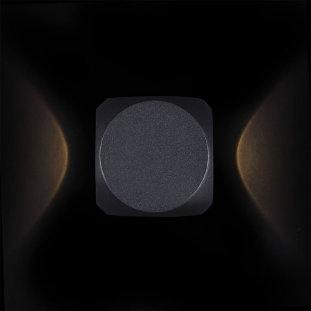 Уличный настенный светодиодный светильник Maytoni Bond Street O015WL-L4B