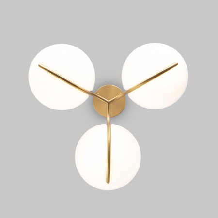 Подвесная светодиодная люстра Eurosvet Emisfero 50083/3 LED золото