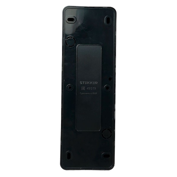 Розетка четырехместная 2P Stekker София черный MST10-14-02 49319