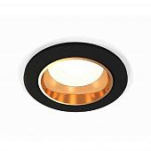 Комплект встраиваемого светильника Ambrella light Techno Spot XC6513004 SBK/PYG черный песок/золото желтое полированное (C6513, N6113)